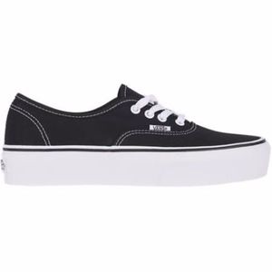 Vans ‘Authentic’ platform sneaker in black
